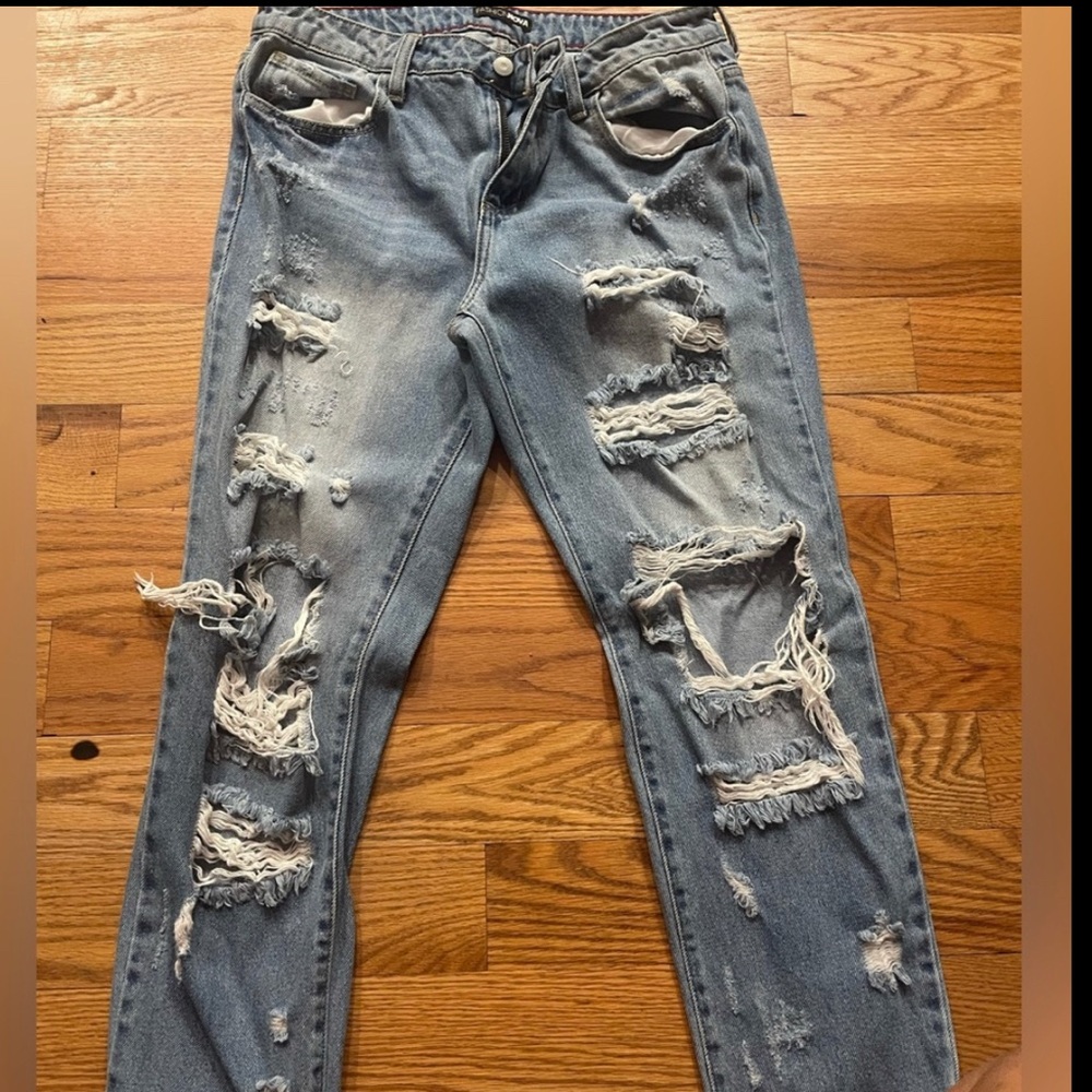 Distressed Fashion Nova Jeans